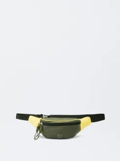 Parfois Nylon|Malas de Cintura*Mala De Cintura De Nylon Preto | Caqui