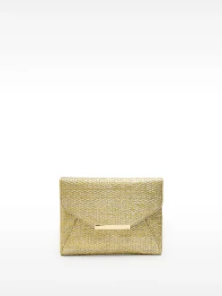 Parfois Malas Pequenas|Malas de Festa*Mala De Mão Efeito Palha | Dourado