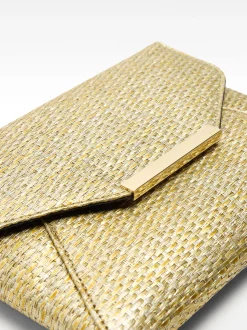 Parfois Malas Pequenas|Malas de Festa*Mala De Mão Efeito Palha | Dourado
