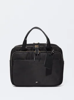 Parfois Nylon|Viagem*Mala De Nylon Para Portátil De 13" | Preto