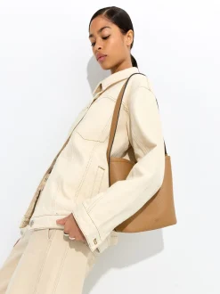Parfois Malas de Ombro*Mala De Ombro Com Bolsa Tiracolo | Camel