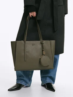 Parfois Malas Grandes|Shoppers*Mala Shopper Com Penduro Preto | Caqui