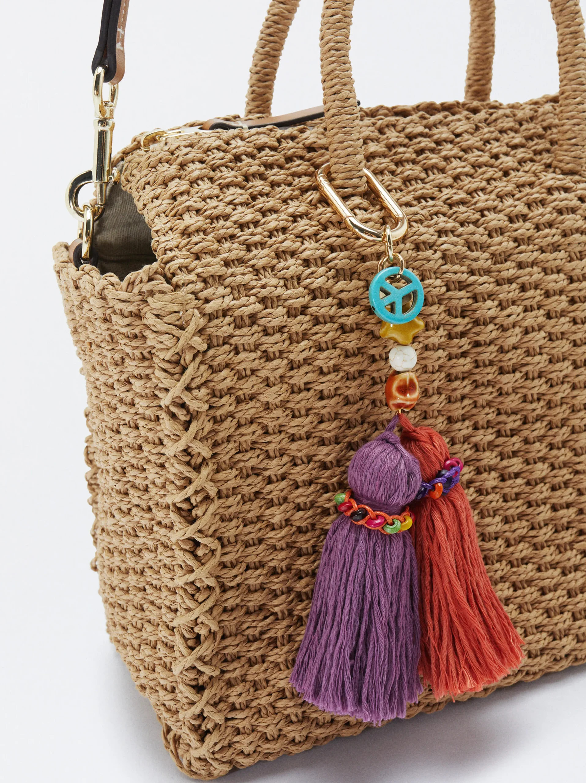 Parfois Malas de Mão|Malas Grandes*Mala Shopper Efeito Palha Natural | NC