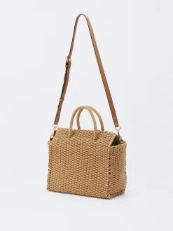 Parfois Malas de Mão|Malas Grandes*Mala Shopper Efeito Palha Natural | NC