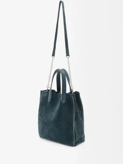 Parfois Malas de Pele new|Shoppers*Mala Shopper Em Pele Com Penduro - Edição Limitada | Azul