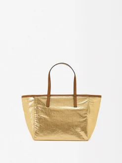 Parfois Shoppers*Mala Shopper Metalizada M | Dourado