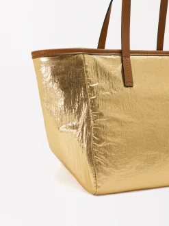Parfois Shoppers*Mala Shopper Metalizada M | Dourado