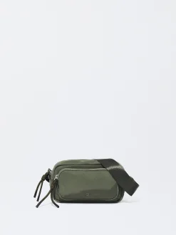 Parfois Malas Pequenas|Nylon*Mala Tiracolo De Nylon Preto | Caqui
