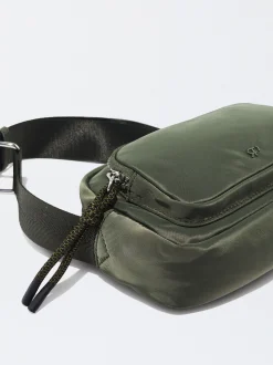 Parfois Malas Pequenas|Nylon*Mala Tiracolo De Nylon Preto | Caqui