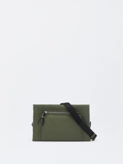 Parfois Malas Pequenas|Nylon*Mala Tiracolo De Nylon Preto | Caqui