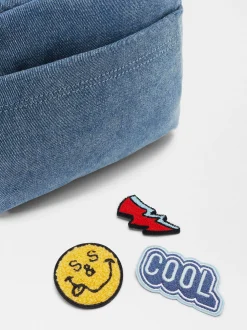 Parfois Malas de Tiracolo*Mala Tiracolo Denim Pins Amovíveis | Azul