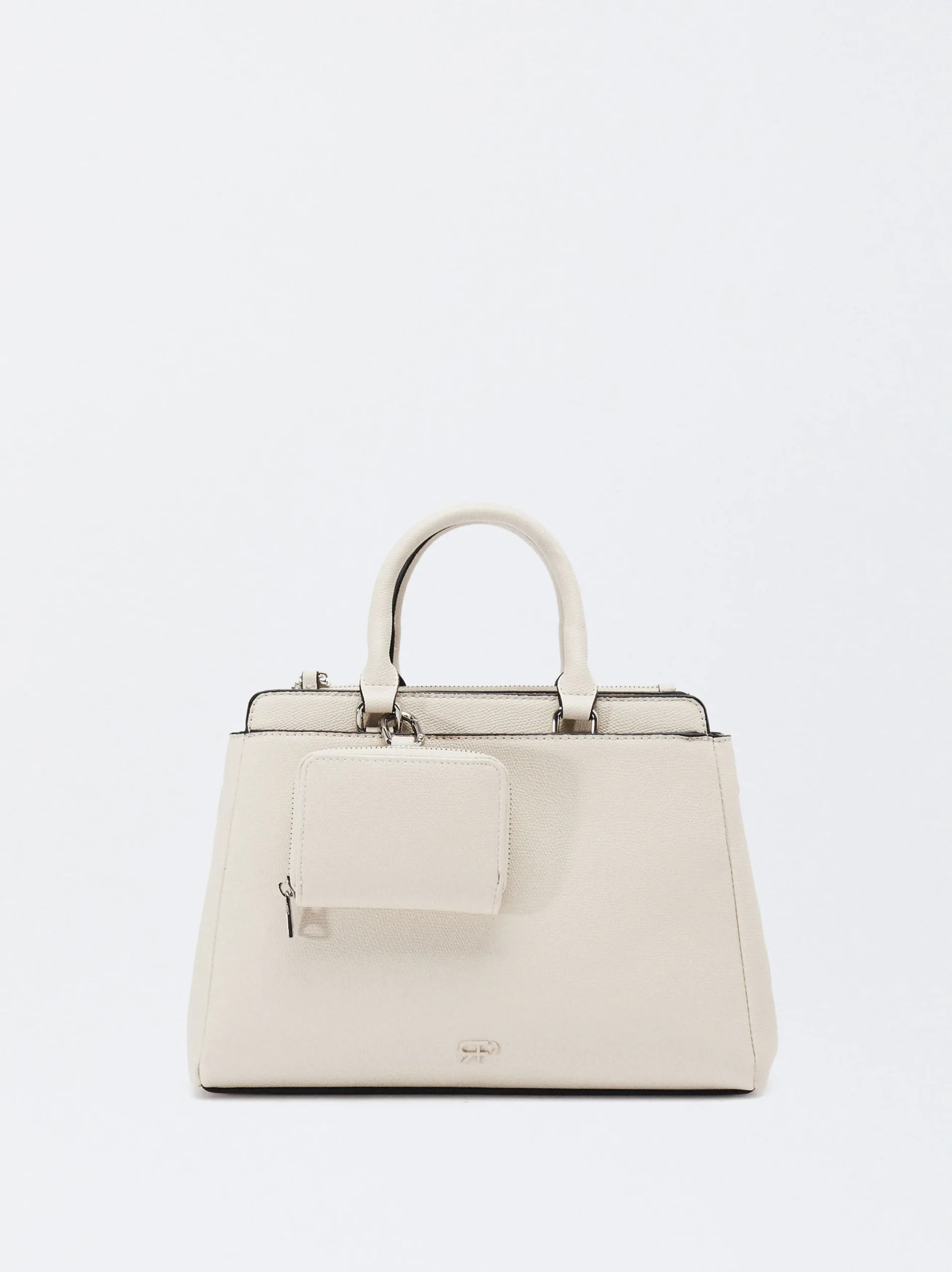 Parfois Malas de Mão|Malas Grandes*Mala Tote Com Penduro Bege | Cru