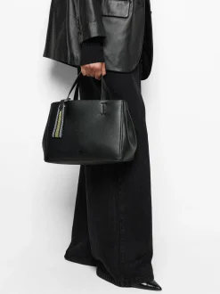 Parfois Malas de Mão|Malas Grandes*Mala Tote Com Penduro Verde | Preto
