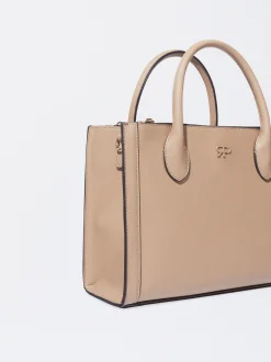 Parfois Malas de Mão*Mala Tote Com Tiracolo M Preto | Castanho