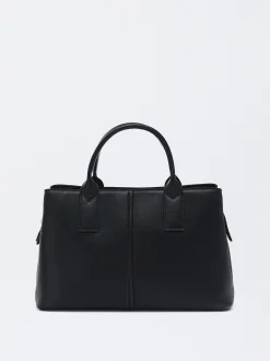 Parfois Malas de Mão*Mala Tote Com Tiracolo M | Preto