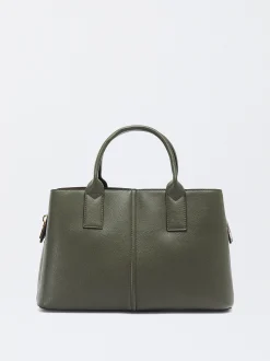 Parfois Malas de Mão*Mala Tote Com Tiracolo M Preto | Caqui