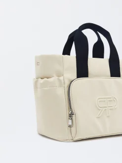 Parfois Malas de Mão|Malas Grandes*Mala Tote Com Tiracolo Preto | Cru