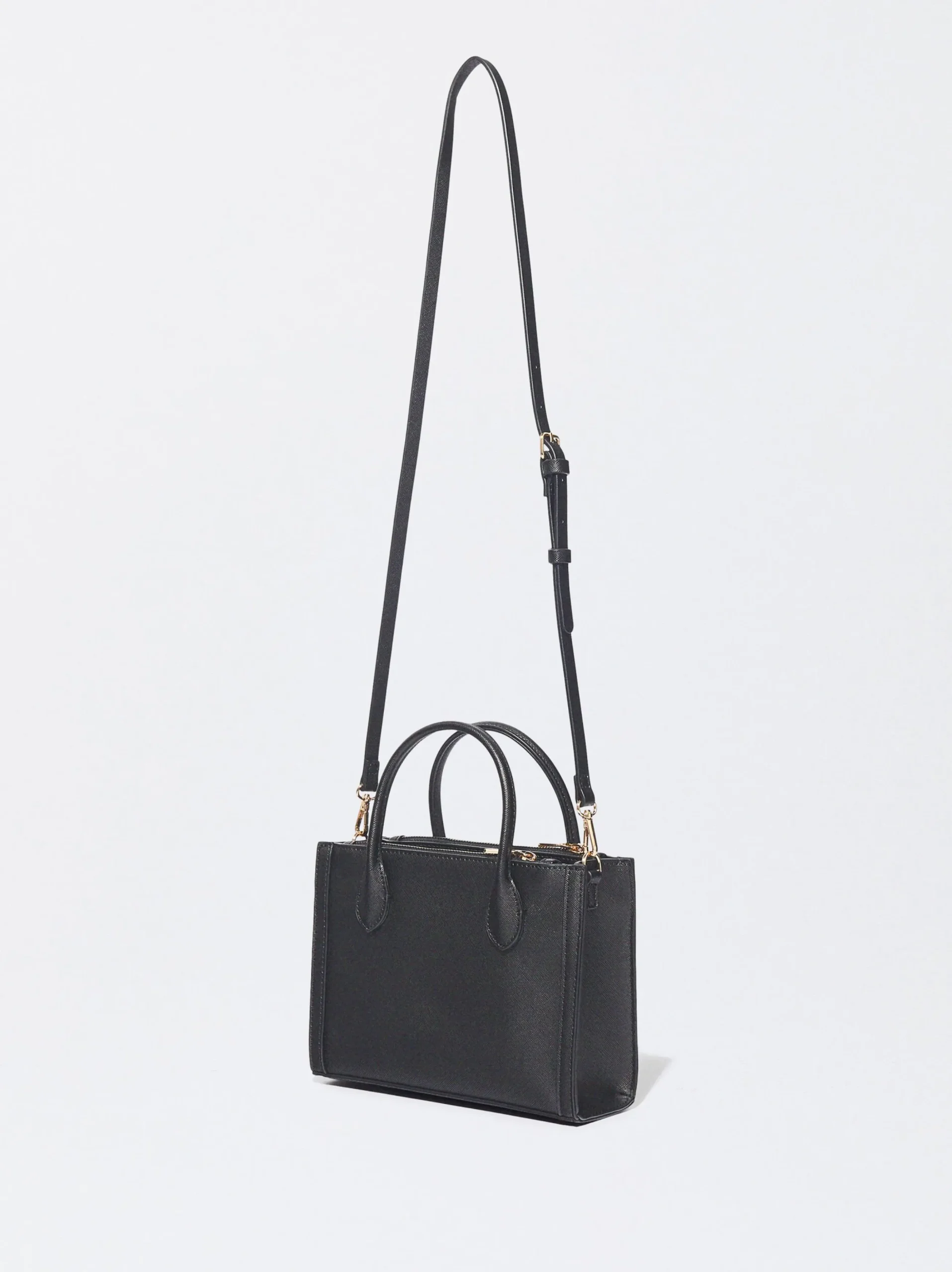 Parfois Malas de Mão|Malas Pequenas*Mala Tote Com Tiracolo S | Preto