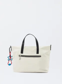 Parfois Malas de Mão|Nylon*Mala Tote De Nylon Preto | Cru