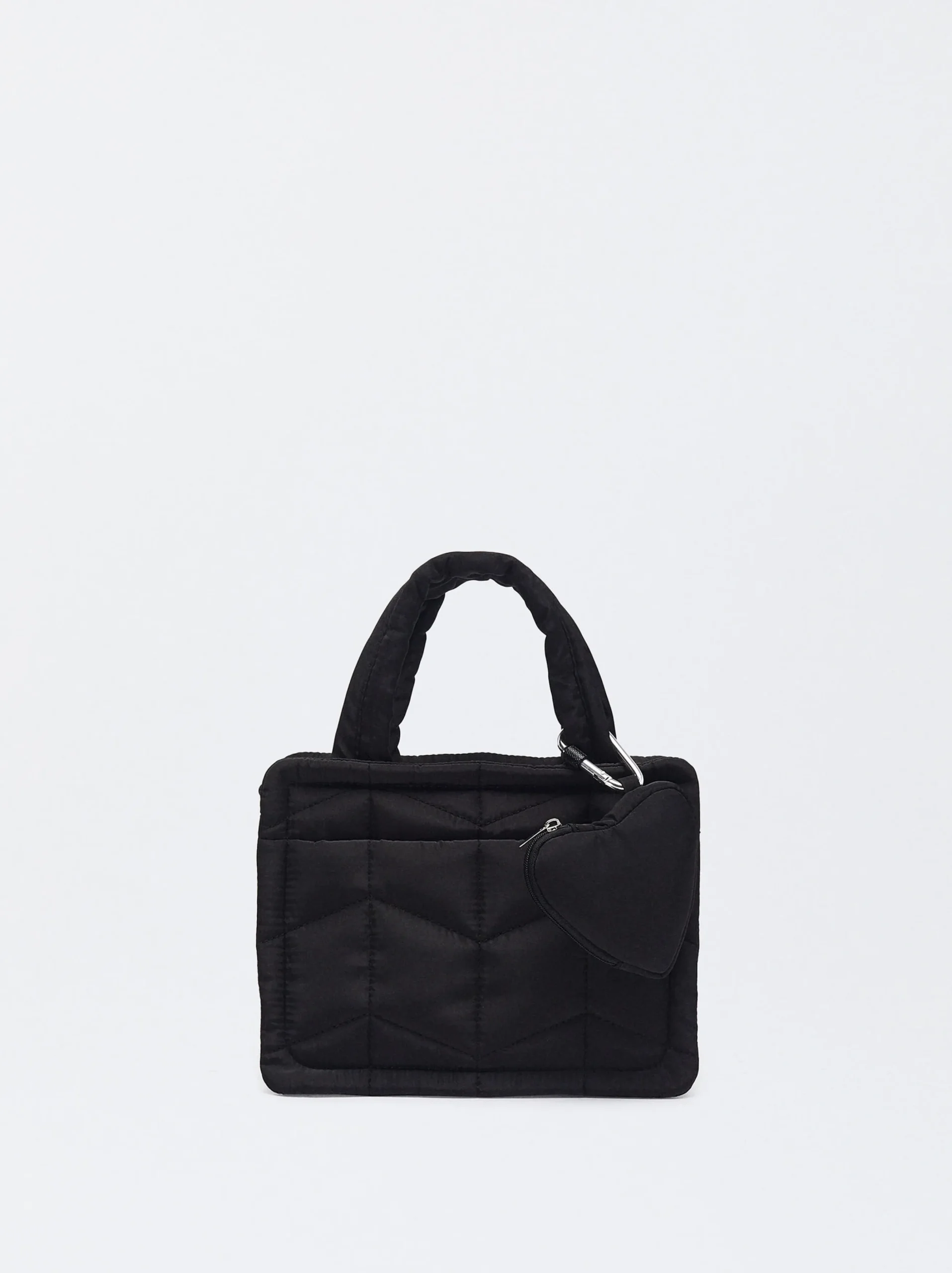 Parfois Malas de Mão|Malas Pequenas*Mala Tote De Nylon | Preto