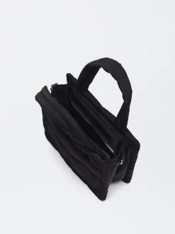 Parfois Malas de Mão|Malas Pequenas*Mala Tote De Nylon | Preto