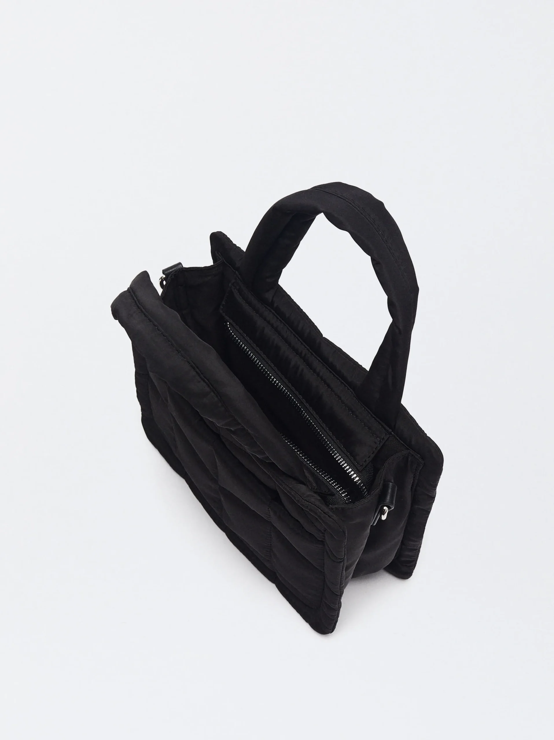 Parfois Malas de Mão|Malas Pequenas*Mala Tote De Nylon | Preto