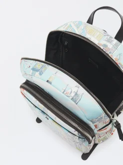Parfois Mochilas*Mochila Com Estampado | Azul