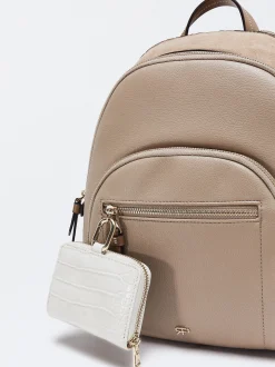 Parfois Mochilas*Mochila Com Penduro | Bege