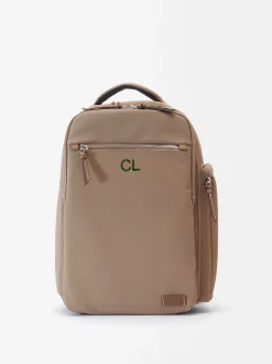 Parfois Mochilas|Viagem*Mochila De Cabine Efeito Nylon Personalizável | Bege
