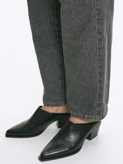 Parfois Sapatos de Salto Alto*Mules De Salto Alto | Preto