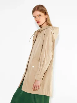 Parfois Blazers e Casacos*Parka Leve Com Capuz | Bege
