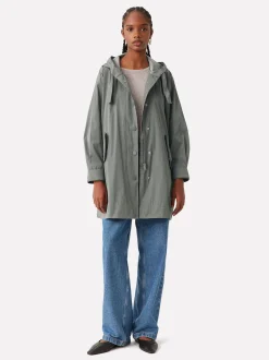 Parfois Blazers e Casacos*Parka Leve Com Capuz Bege | Cinzento
