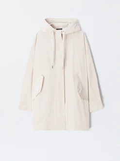 Parfois Blazers e Casacos*Parka Leve Com Capuz | Cinzento