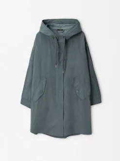 Parfois Blazers e Casacos*Parka Leve Com Capuz Cru | Azul