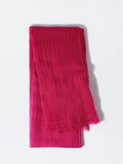 Parfois Lenços*Pashmina De Lã Bege | FÚcsia