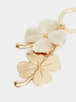 Parfois Porta-Chaves*Porta-Chaves Resina Com Flor | Dourado