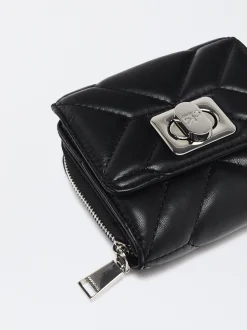 Parfois Porta-moedas*Porta-Moedas Acolchoado | Preto