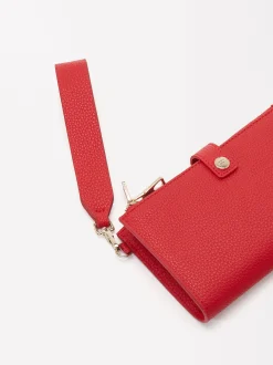 Parfois Porta-moedas*Porta-Moedas Com Bolso Para Telemóvel | Vermelho