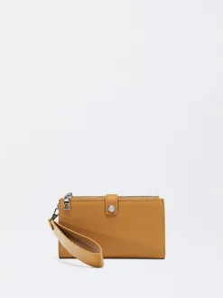 Parfois Porta-moedas*Porta-Moedas Com Bolso Para Telemóvel | Camel
