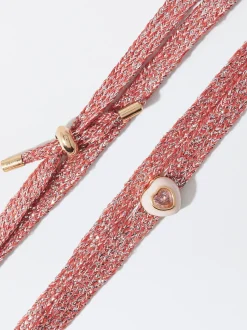 Parfois Pulseiras*Pulseira Ajustável Com Coração | Rosa