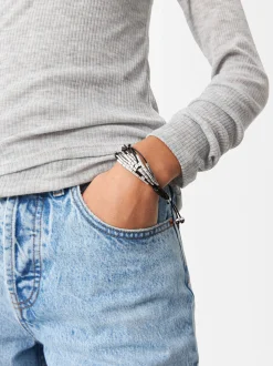Parfois Pulseiras*Pulseira Ajustável Com Missangas | Castanho