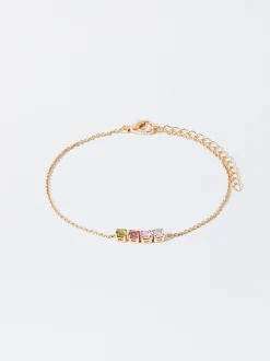 Parfois Bijuteria Delicada|Pulseiras*Pulseira Com Cristais | Multicor