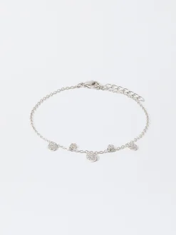 Parfois Bijuteria Delicada|Pulseiras*Pulseira Com Zircónias | Prateado