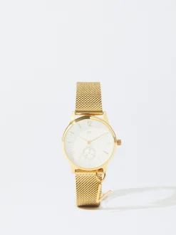 Parfois Relógios Dourados*Relógio Aço Personalizável | Dourado