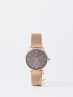 Parfois Relógios Dourado Rosa*Relógio Aço Personalizável Dourado | Dourado Rosa