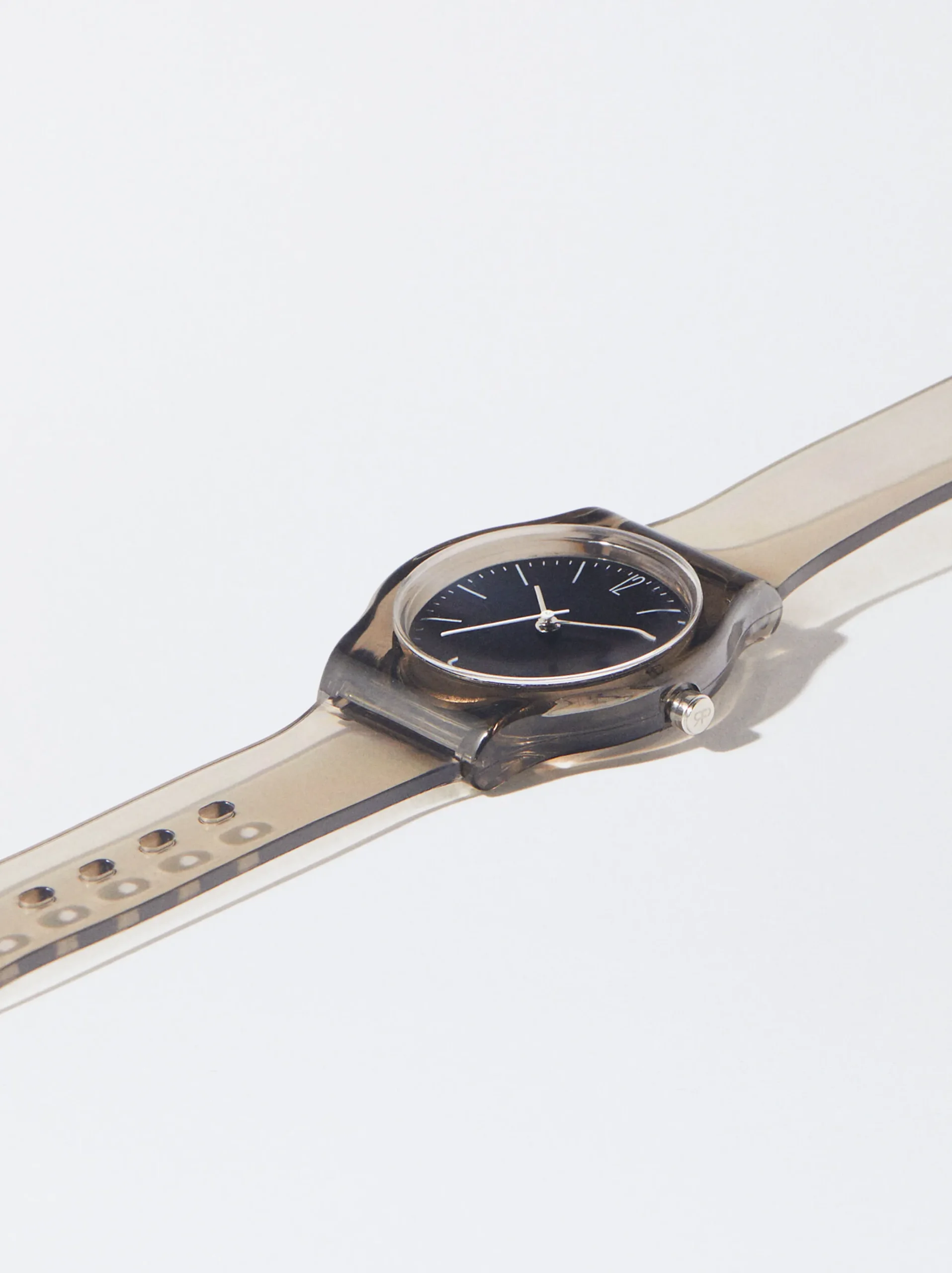 Parfois Relógios Prateados*Relógio Bracelete De Silicone | Preto
