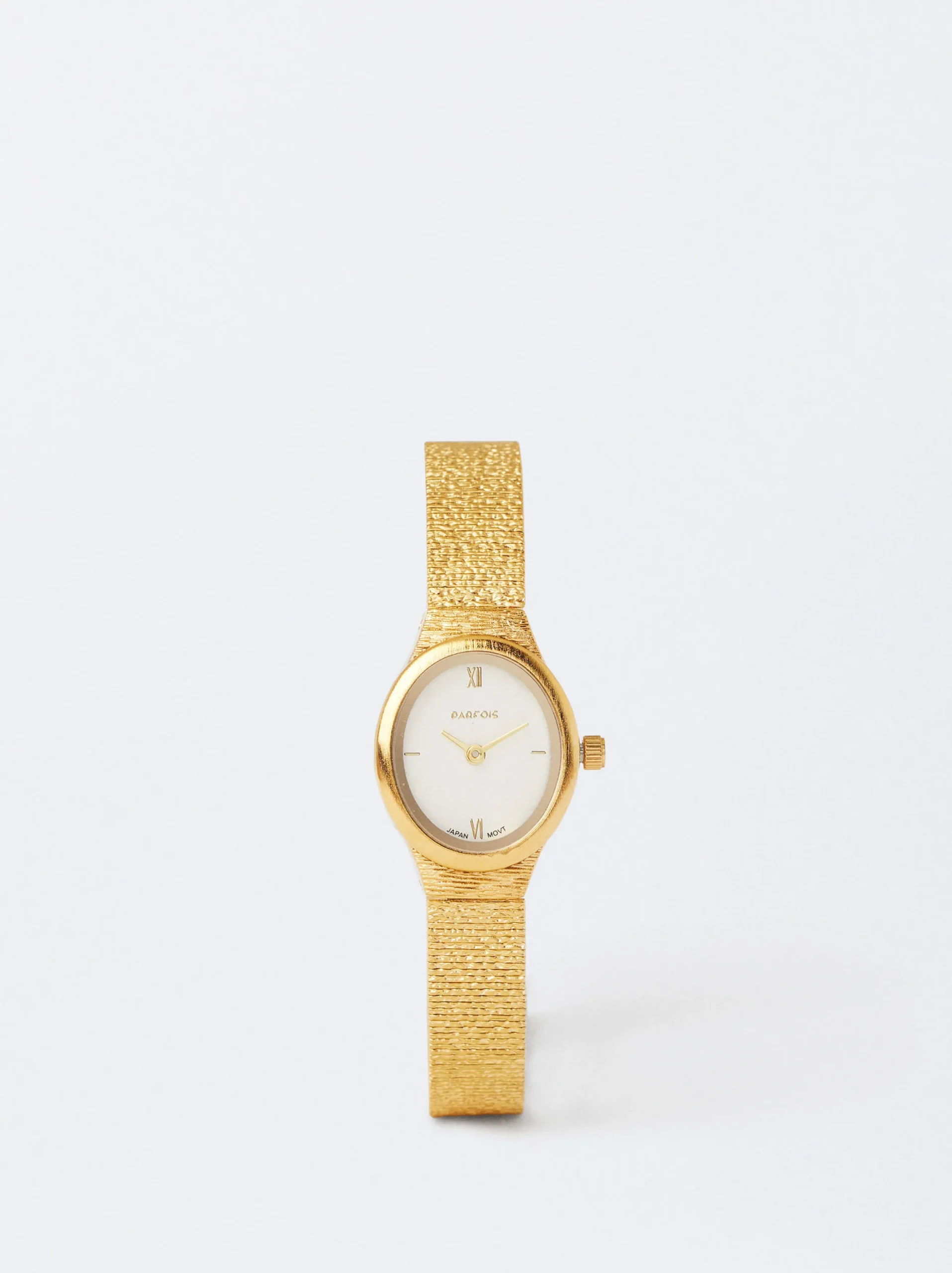 Parfois Relógios Dourados*Relógio Com Bracelete De Aço | Dourado