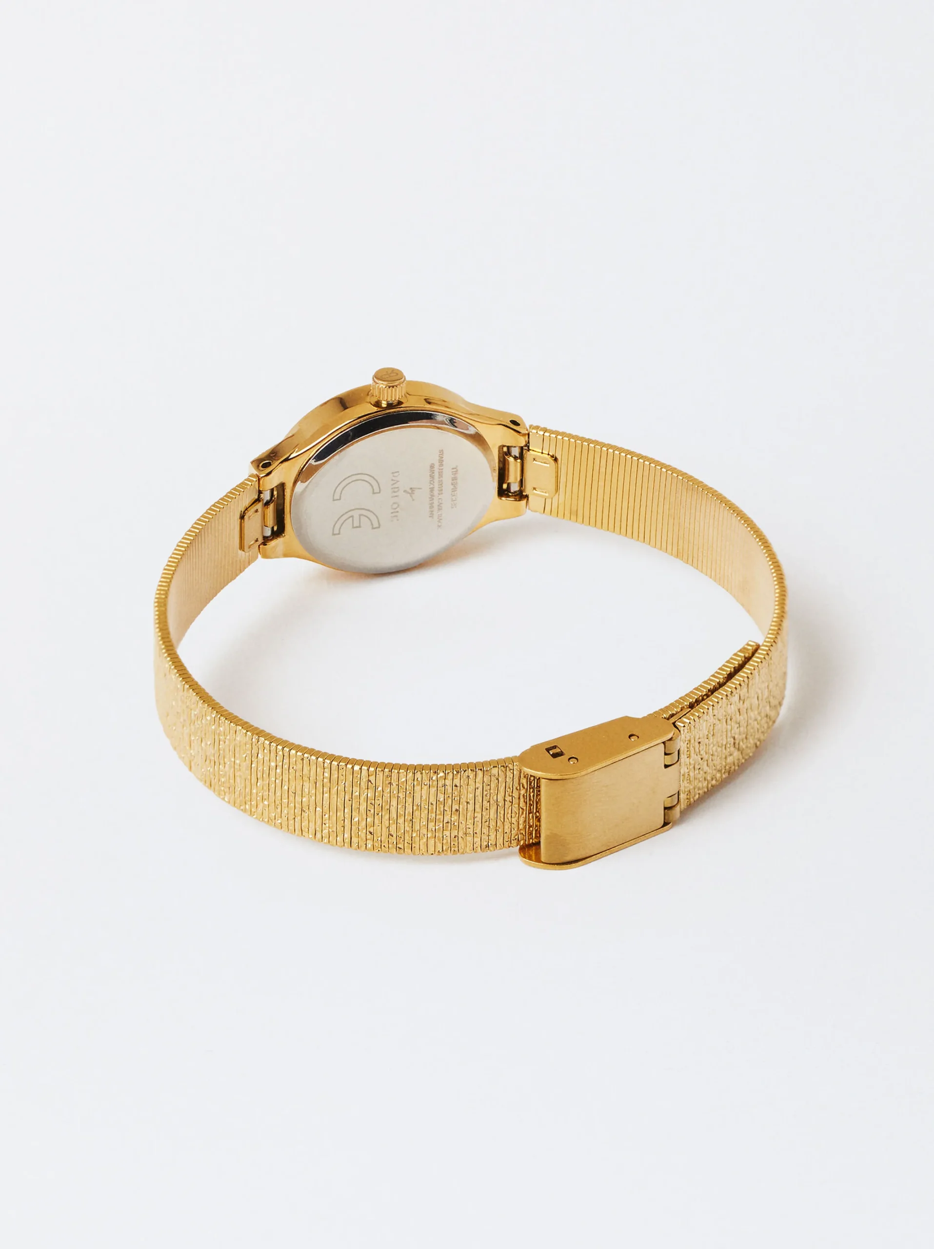 Parfois Relógios Dourados*Relógio Com Bracelete De Aço | Dourado