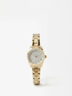 Parfois Relógios Dourados*Relógio Com Bracelete De Aço | Dourado