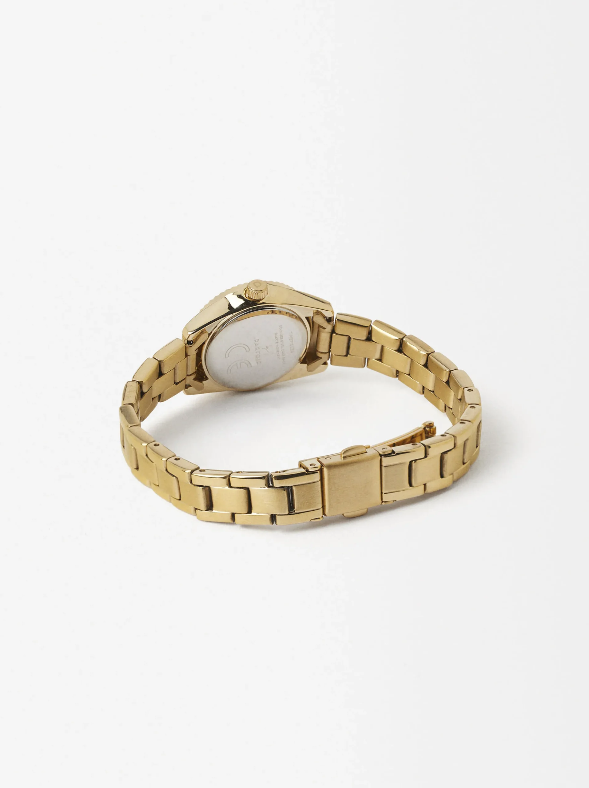 Parfois Relógios Dourados*Relógio Com Bracelete De Aço | Dourado